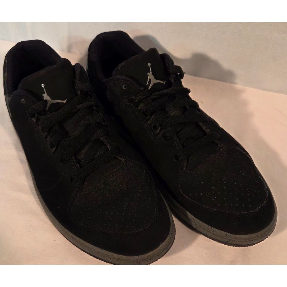Nike Jordan 1 Flight Low Black Basketball Shoes Men’s Size 9.5